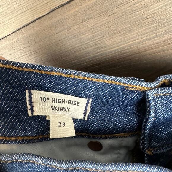 Madewell 10" High-Rise Skinny Jeans in Winston Wash Jeans - Picture 5 of 8